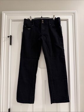 Lilly Pulitzer Black Worth Straight Leg Jeans size 6